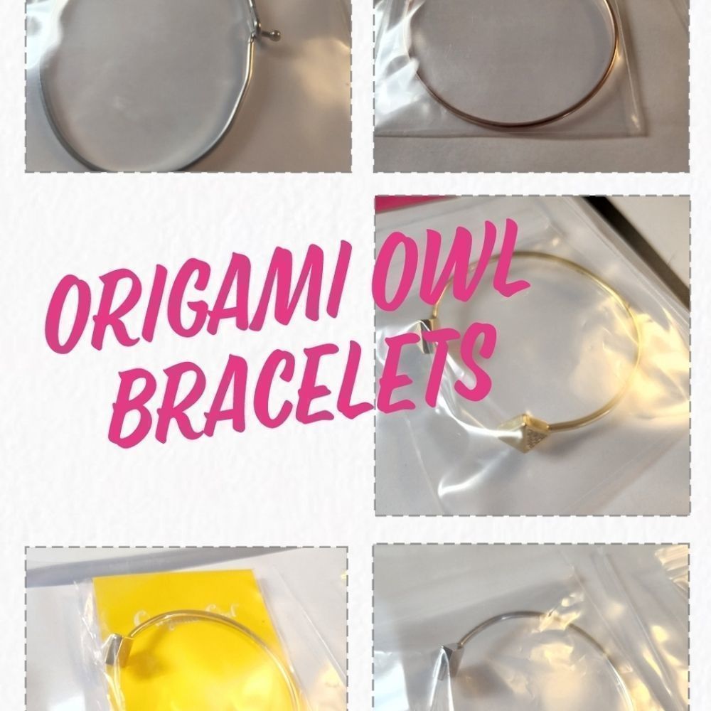 3/$30 🖤 ORIGAMI OWL SILVER GOLD ROSE GOLD SWAROVSKI BRACELETS NWOT